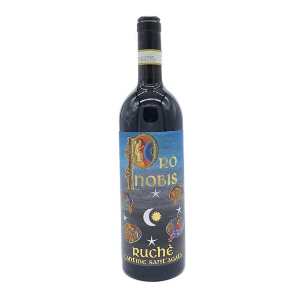 Bottiglia di Ruchè di Castagnole Monferrato Pronobis 2020 Cantine Sant'Agata